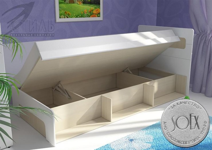 Кровать детская с подъемным механизмом Палермо-Юниор без вставок в Смоленске - изображение 2