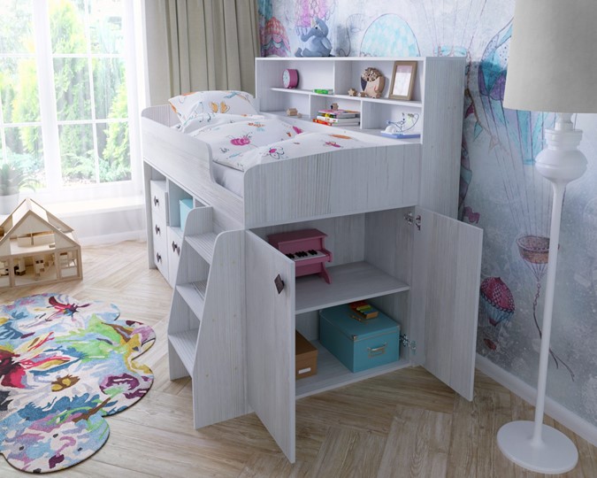 Детская кровать-чердак Малыш-5, цвет Винтерберг в Смоленске - изображение 6