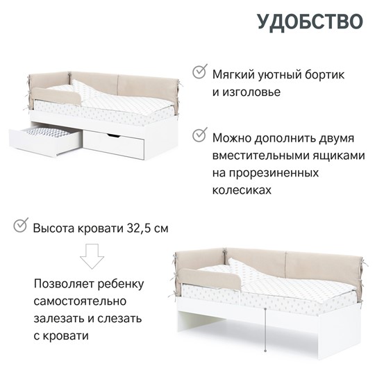 Кровать Denvas, холодный бежевый в Смоленске - изображение 12
