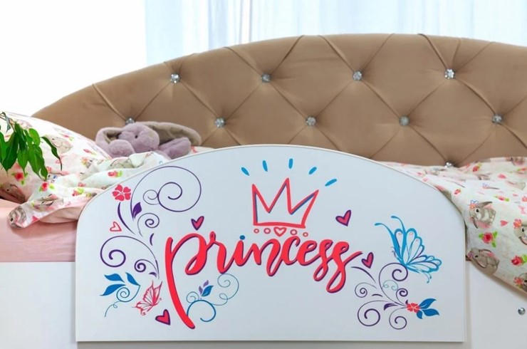 Детская кровать с ящиками Эльза с бортиком, Фиолетовый (латы) в Смоленске - изображение 2