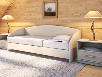 Подростковая кровать Этюд Софа, 90х200, ясень шимо светлый в Смоленске
