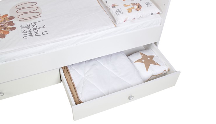 Детская кровать с комодом Фея 1100 Белый в Смоленске - изображение 10