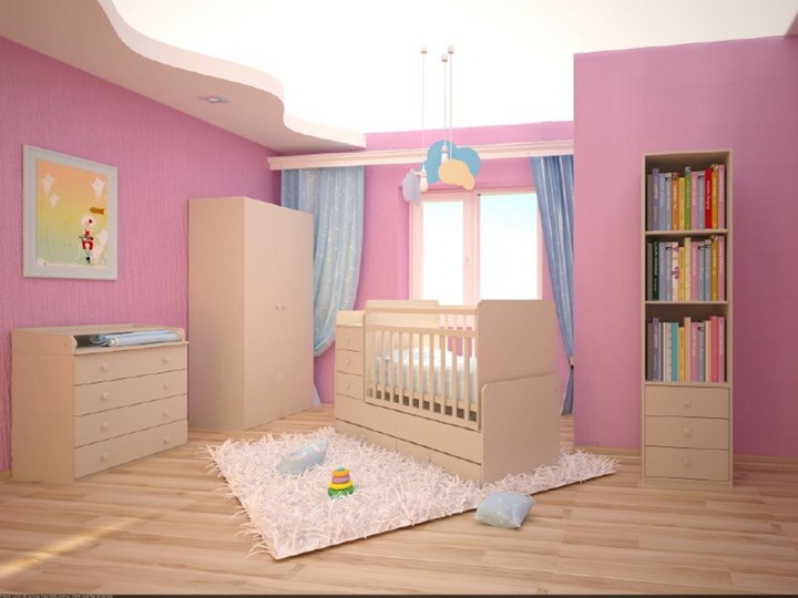 Детская кровать Фея 1100 Слоновая кость в Смоленске - изображение 3