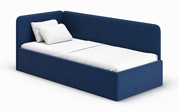 Кровать в детскую Leonardo синий 160х70 в Смоленске