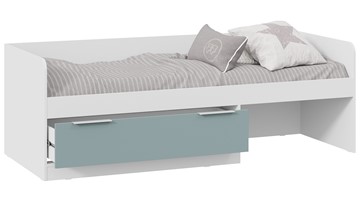 Кровать в детскую Марли Тип 1 (Белый/Серо-голубой) в Смоленске - предосмотр 1