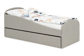 Детская кровать с ящиком Letmo халва (рогожка) в Смоленске - предосмотр