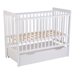 Кроватка для новорожденных POLINI Kids Simple 310-03 Белый в Смоленске