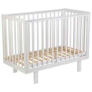 Кровать для новорожденных серия 3400 POLINI Kids Simple 340 Белый в Смоленске - предосмотр