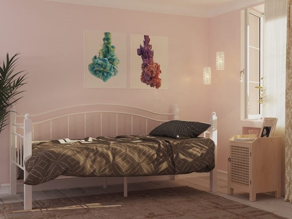 Кровать для детей Гарда 8, 90х200, белая в Смоленске - изображение