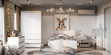 Детская комната для мальчика Токио, белый текстурный в Смоленске