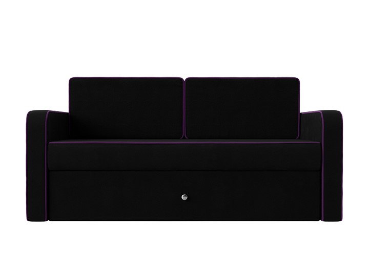 Детский диван Смарт, Черный/Фиолетовый (Микровельвет) в Смоленске - изображение 5
