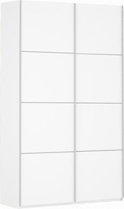 Шкаф Прайм (ДСП/ДСП) 1600x570x2300, белый снег в Смоленске