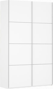 Шкаф 2-х створчатый Прайм (ДСП/ДСП) 1200x570x2300, белый снег в Смоленске