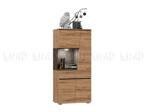 Шкаф 4-дверный Соренто низкий в Смоленске - изображение