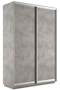 Шкаф 2-створчатый Экспресс (ДСП) 1400х450х2200, бетон в Смоленске