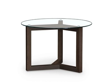 Круглый столик Оникс-8, Венге/Прозрачное стекло в Смоленске