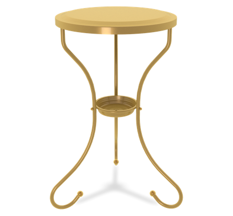 Круглый столик SHT-CT10 (золото) в Смоленске - изображение