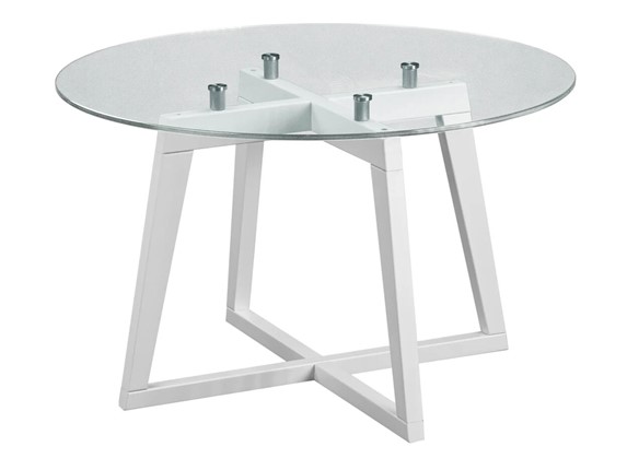 Стеклянный столик Рилле-445 (белый) в Смоленске - изображение