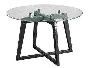 Стеклянный столик в гостиную Рилле-445 (серый графит) в Смоленске