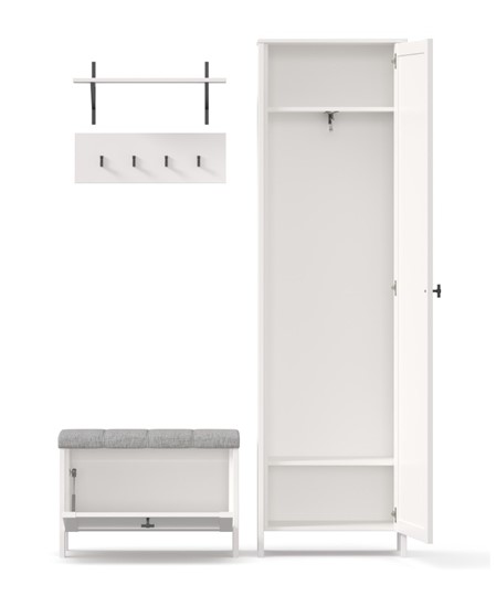 Набор мебели для прихожей Бланко №16 (Белый) в Смоленске - изображение 1