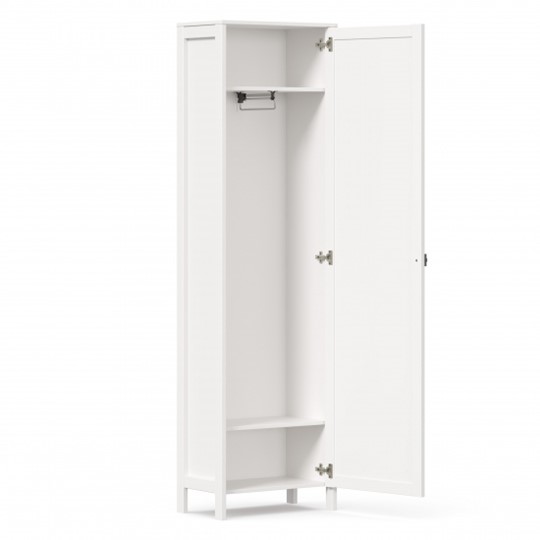 Шкаф 1-дверный Бланко ЛД 137.010.000 (Белый) в Смоленске - изображение 4