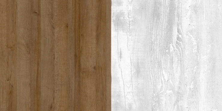 Шкаф угловой Пайн, ПП6, Дуб Крафт/Бетон Пайн в Смоленске - изображение 2