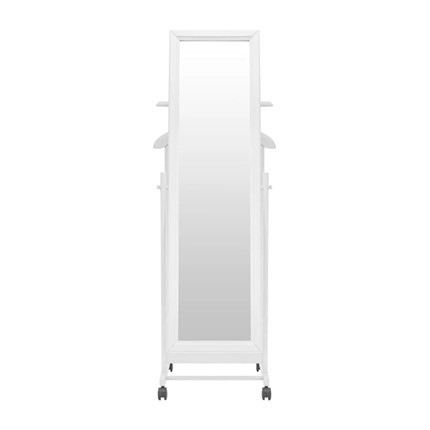 Вешалка напольная с зеркалом Leset Сиэтл (Белый) в Смоленске - изображение