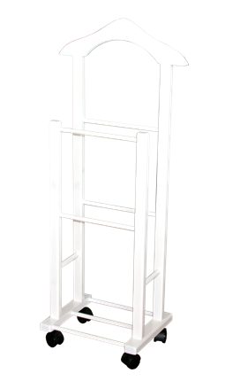 Вешалка для одежды напольная 46х30х109ю,Полиуретан белый в Смоленске - изображение