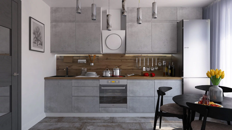 Модульный кухонный гарнитур Бронкс №1 в Смоленске - изображение
