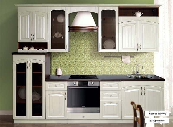 Кухонный гарнитур Кантри 2800 в Смоленске - изображение