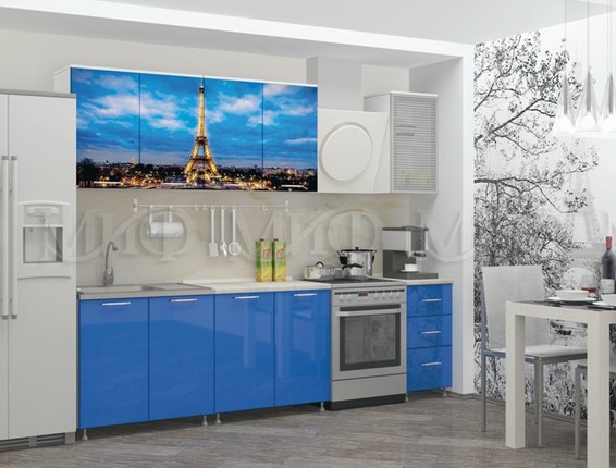 Кухонный гарнитур фотопечать Париж 1,8 в Смоленске - изображение