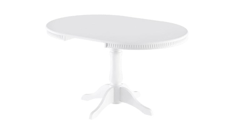 Кухонный стол раздвижной Орландо Т1, цвет Белый матовый (Б-111.02.1) в Смоленске - изображение 1