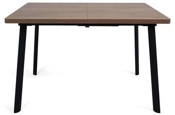 Кухонный раскладной стол Дали-1L(ноги черные, дуб табако) в Смоленске - предосмотр 1