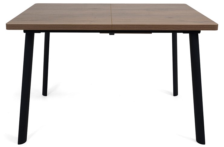 Кухонный раскладной стол Дали-1L(ноги черные, дуб табако) в Смоленске - изображение 1