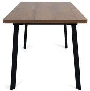 Кухонный раздвижной стол Дали-2L(ноги черные, дуб табако) в Смоленске - предосмотр 2