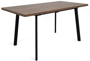 Кухонный раскладной стол Дали-1L(ноги черные, дуб табако) в Смоленске - предосмотр 3