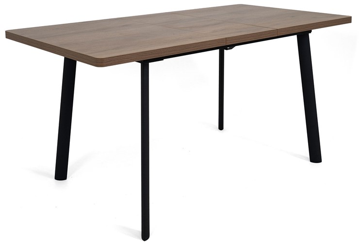 Кухонный раскладной стол Дали-1L(ноги черные, дуб табако) в Смоленске - изображение 3