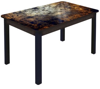 Кухонный раскладной стол Гамбург Мини, ноги метал. крашеные №23 (Exclusive h103/венге) в Смоленске