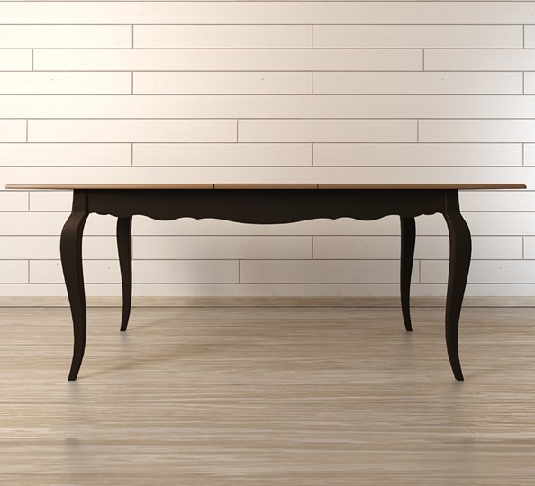 Кухонный раздвижной стол Leontina (ST9338BLK) Черный в Смоленске - изображение 1