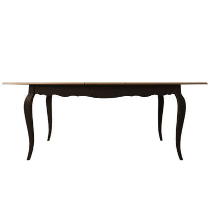 Кухонный раздвижной стол Leontina (ST9338BLK) Черный в Смоленске - изображение