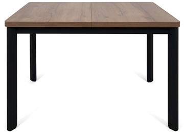 Кухонный раскладной стол Токио-2L (ноги металлические черные, дуб табако) в Смоленске - предосмотр 1