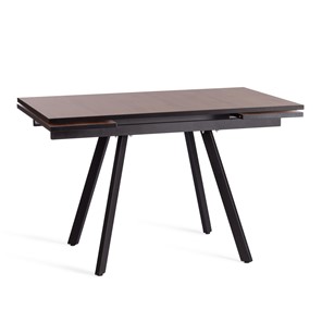 Кухонный раздвижной стол VIGO ЛДСП/HPL/металл,120x80x30х30х75 см, Дуб Вотан/чёрный арт.20622 в Смоленске