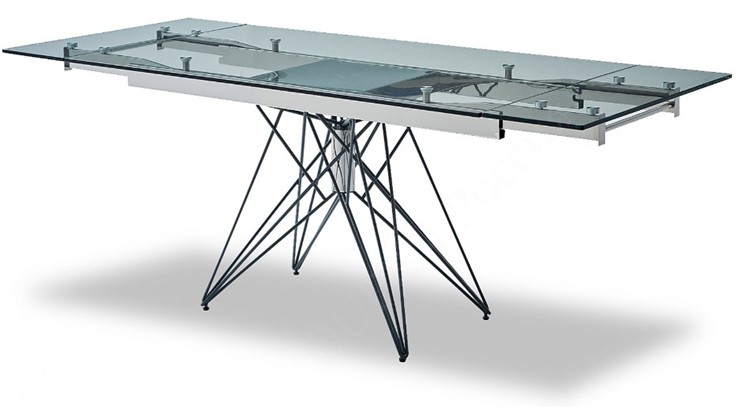 Раздвижной стол T-041 (140) прозрачный в Смоленске - изображение 3