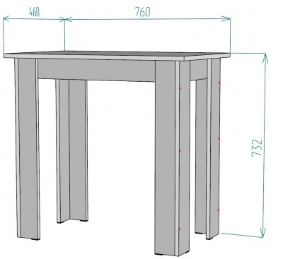 Кухонный стол T94, ВД в Смоленске - изображение 1
