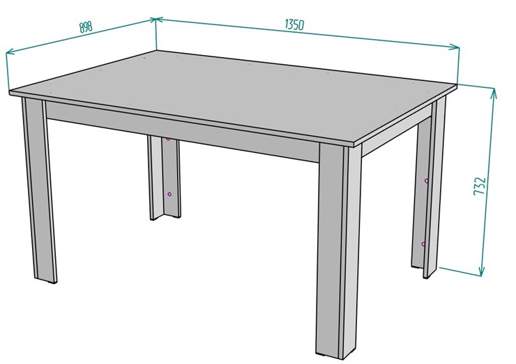 Кухонный стол T37, ДМ в Смоленске - изображение 1