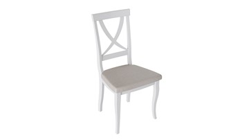 Обеденный стул Лион 2 (Белый матовый/тк № 110) в Смоленске