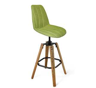 Барный стул SHT-ST29-C1/S93 (оливковый/брашированный коричневый/черный муар) в Смоленске - предосмотр