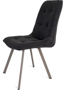 Обеденный стул Бакарди, ноги мокко прямоугольные 1-Q3015/велюр T180 Горький шоколад в Смоленске
