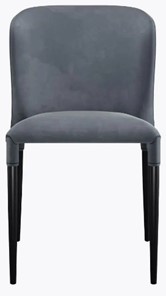 Обеденный стул dikline 275 С103 серый ножки черные в Смоленске