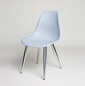 Обеденный стул derstuhl DSL 110 Milan Chrom (светло-серый) в Смоленске